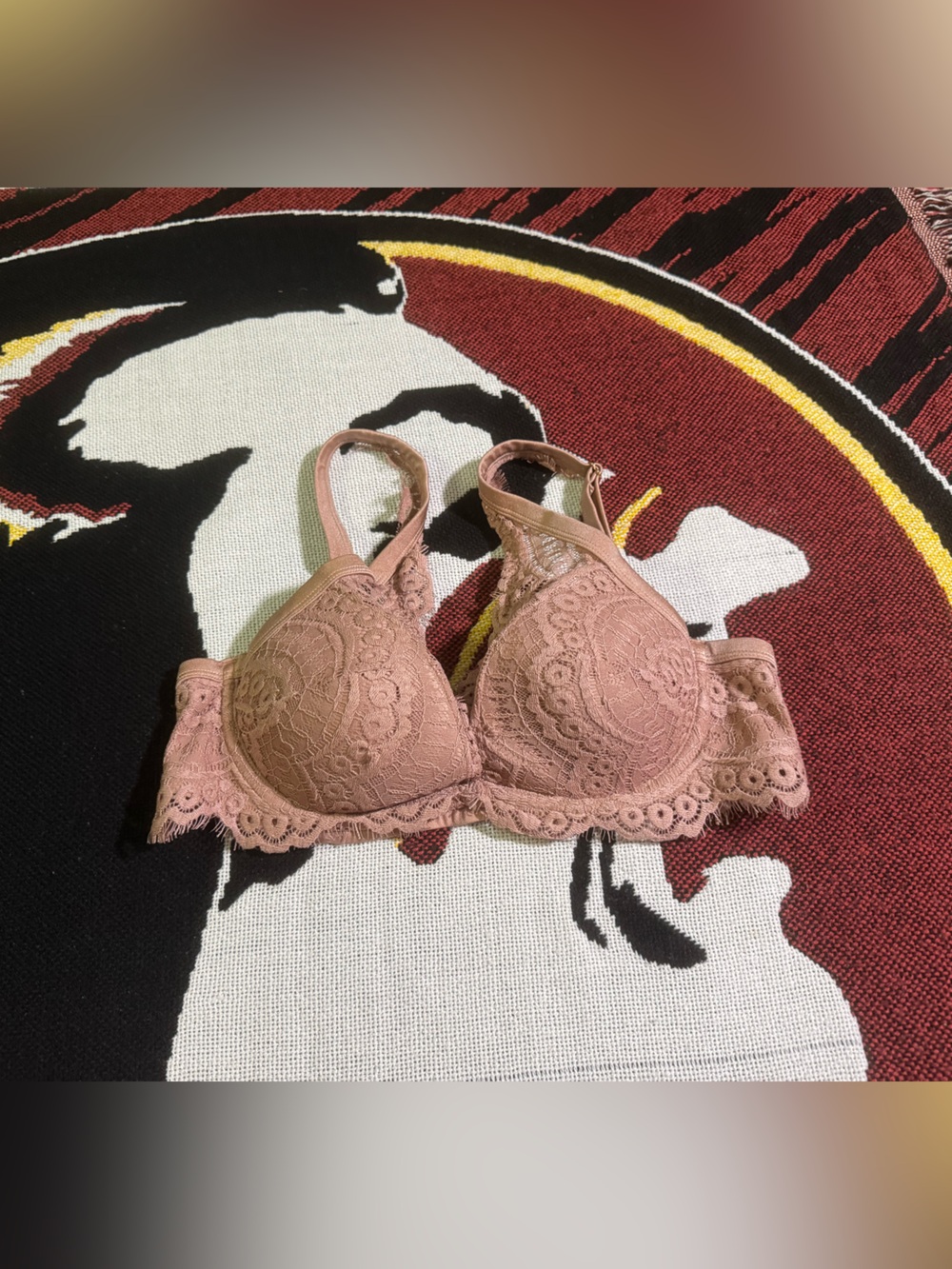 smart & sexy Lace Push-Up Bra in Blush Pink